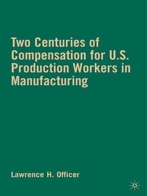 cover image of Two Centuries of Compensation for U.S. Production Workers in Manufacturing